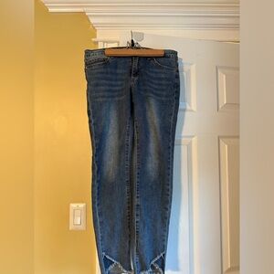 Joe’s Jeans with Assymetrical Frayed Style